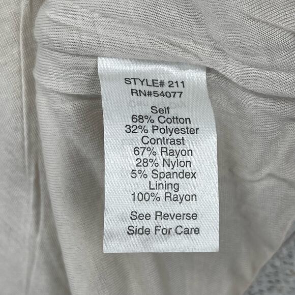 CAbi Jacket Gray Neutral Modern Style Office Fit Shoulder Pads Corpcore Size M - Picture 9 of 13